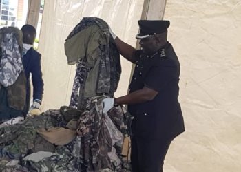 Ghetto youth hand over military, police uniforms