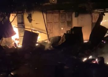 Millions lost as fire guts commercial building in Mityana