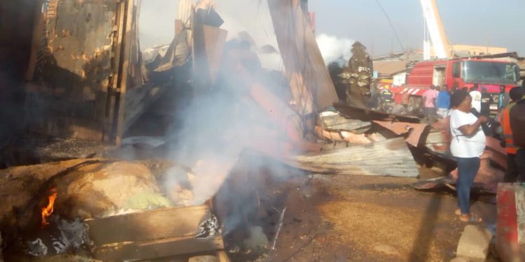 Traders count losses as fire guts Kisenyi stores