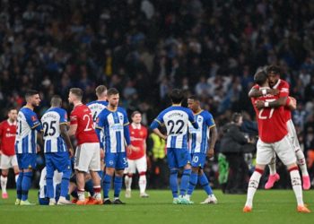 Man Utd beat Brighton on penalties to set up FA Cup final against Man City