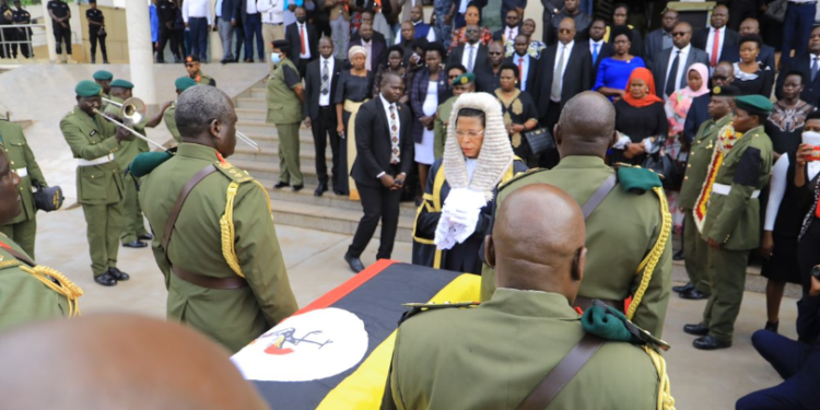 Engola’s body arrives at parliament