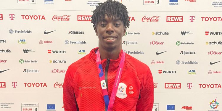 Uganda’s Larry Feni wins gold at Special Olympics World Games in Germany