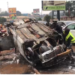 Vehicle catches fire in Wankoko accident