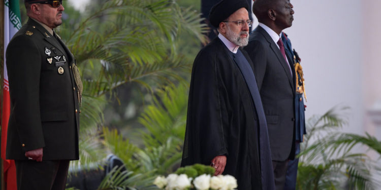Iran president holds talks with Kenya’s Ruto