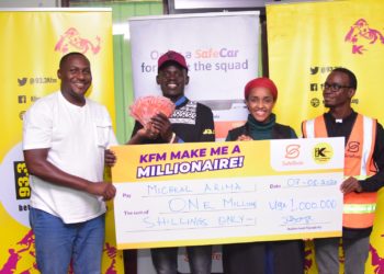 PHOTOS: First winner awarded in KFM Make Me a Millionaire promo