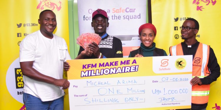 PHOTOS: First winner awarded in KFM Make Me a Millionaire promo