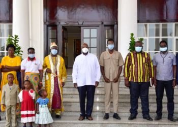 Museveni meets son of fugitive warlord Kony