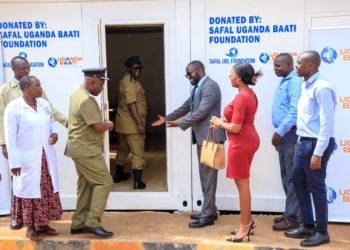 Uganda Baati donates office units to Police, Directorate of Industrial Training