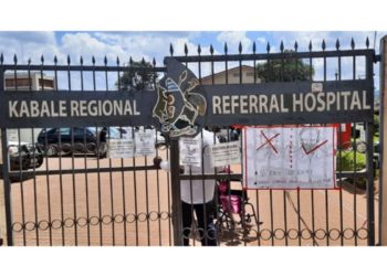 Interns rent outside Kabale hospital premises as contractor refuses to handover hostel