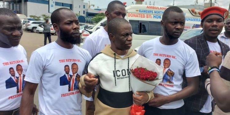 MP Ssegirinya returns home