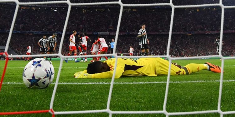 After my mistake, Man United lost control of the Bayern game, says Onana