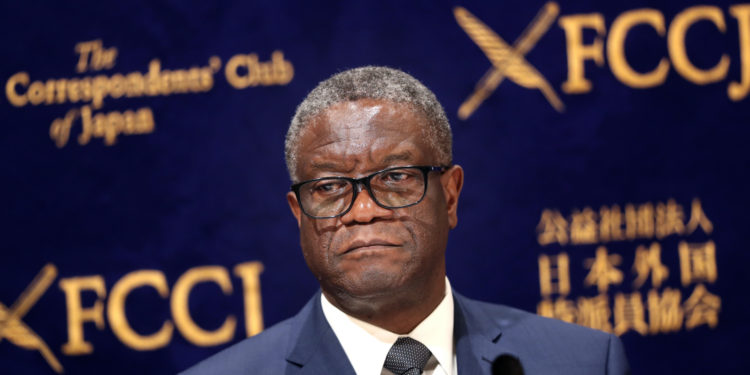 DR Congo Nobel Peace Prize winner Mukwege declares presidential bid