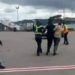 Bobi Wine grabbed by security at Entebbe, driven home