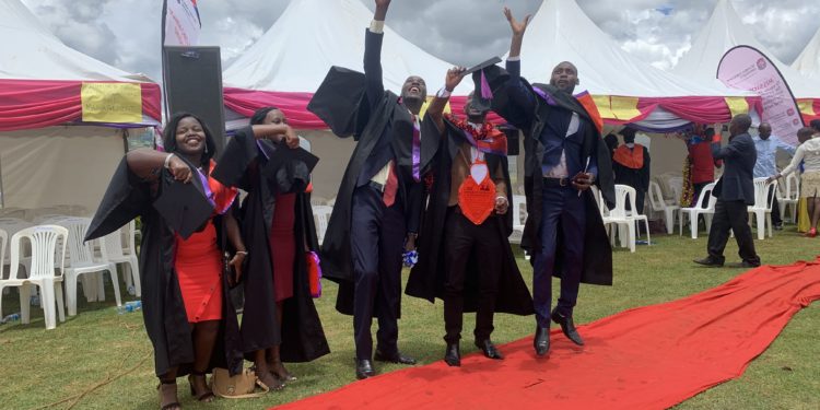 Over 400 Bishop Barham University students graduate today