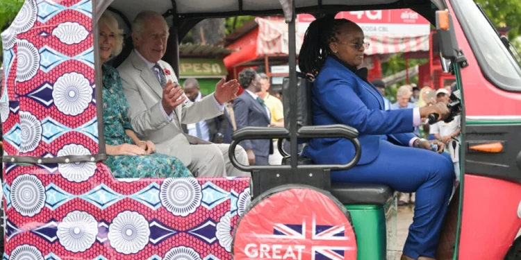 Heavy rains disrupt final day of British royal tour in Kenya