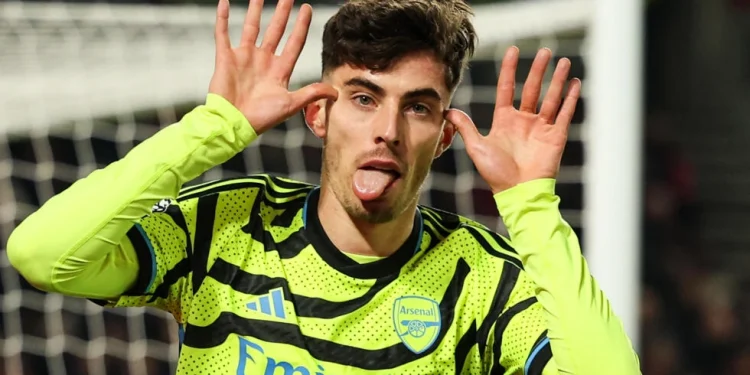 ‘Adorable’ Havertz ends goal drought to fire Arsenal into top spot