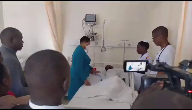 Speaker Among visits MP Ssegirinya in hospital
