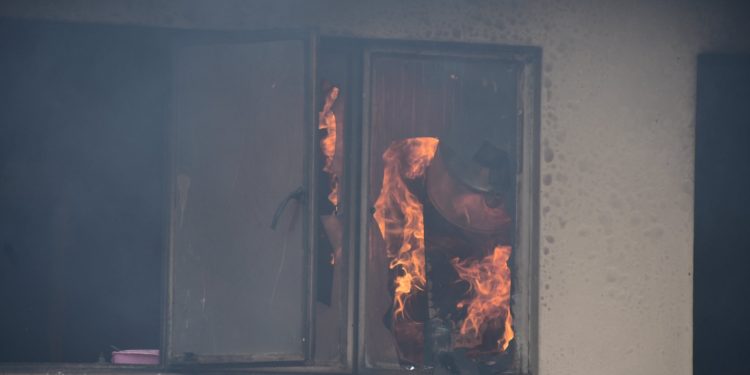 Fire guts City House in Kampala