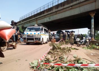 Traffic diverted as Busega-Kyengera road caves in