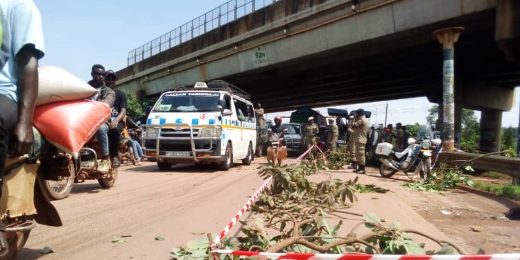 Traffic diverted as Busega-Kyengera road caves in