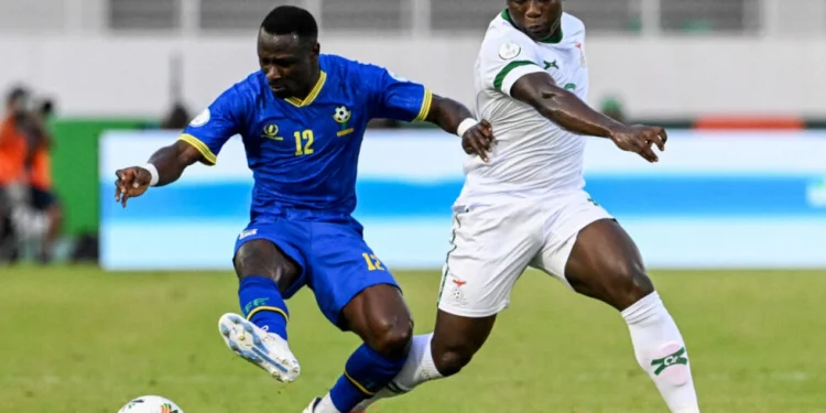 Tanzanian hopes of historic AFCON victory dashed by 10-man Zambia
