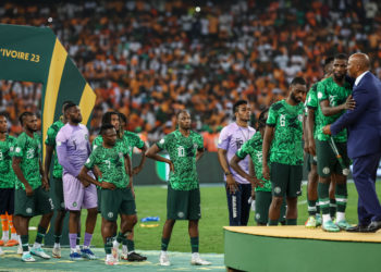 Nigerian president gifts land and flats to defeated football side