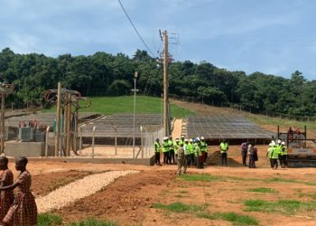 Bussi Island lights up