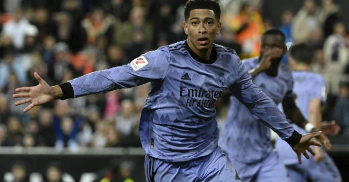Madrid’s Bellingham banned for two matches after Valencia red card