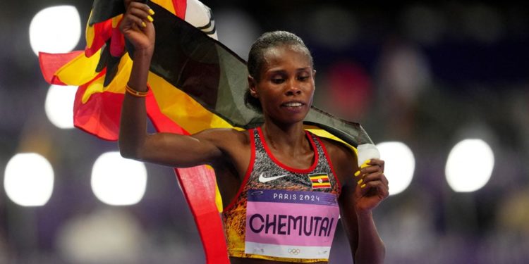 Uganda’s Chemutai settles for silver