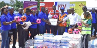NMG-U donates relief items to Kiteezi victims