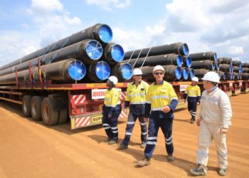 EACOP project: Uganda receives first batch of coated line pipes