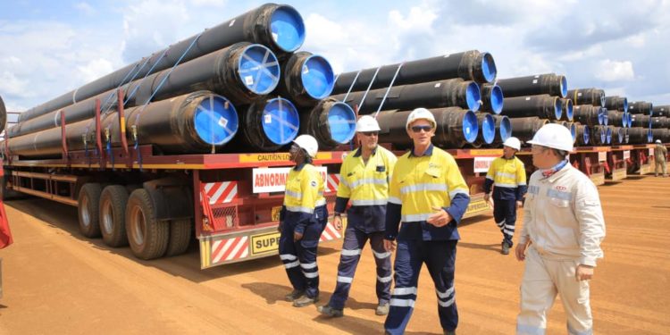 EACOP project: Uganda receives first batch of coated line pipes