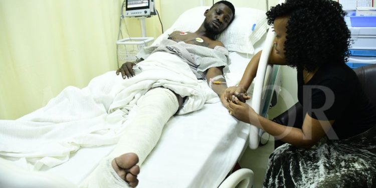 Bobi Wine injured in scuffle with police