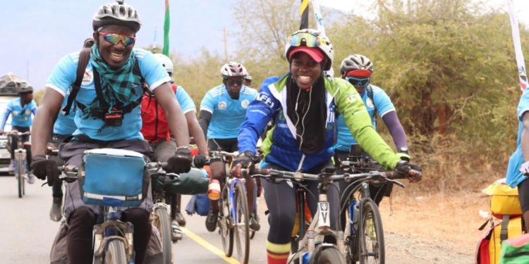 Nakabuye on touring East Africa twice, on a bike