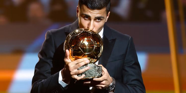 Spain’s Rodri wins Ballon d’Or for best player in the world