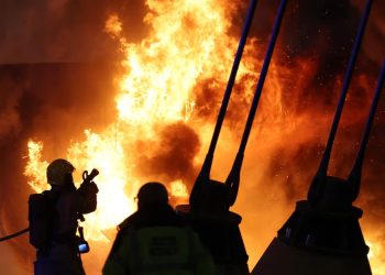Fire breaks out outside Man City stadium ahead of Champions League game