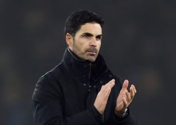 Arsenal must keep hammering away at Liverpool’s lead, says Arteta