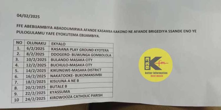 Life-threatening leaflets fuel fear among Greater Masaka residents
